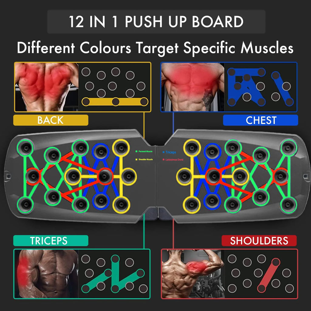 TotalTone Portable Pushup Board Workout