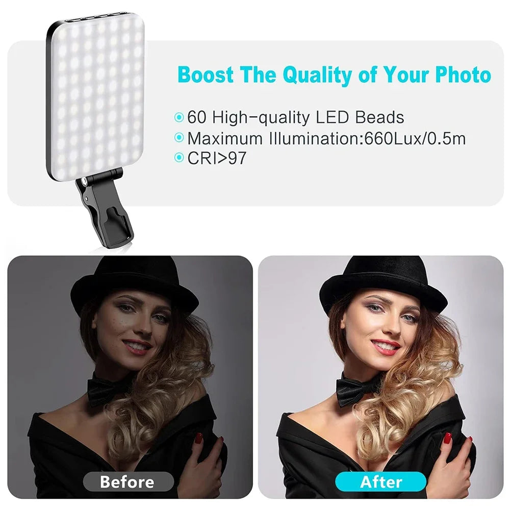 Pocket Clip-On Selfie Light