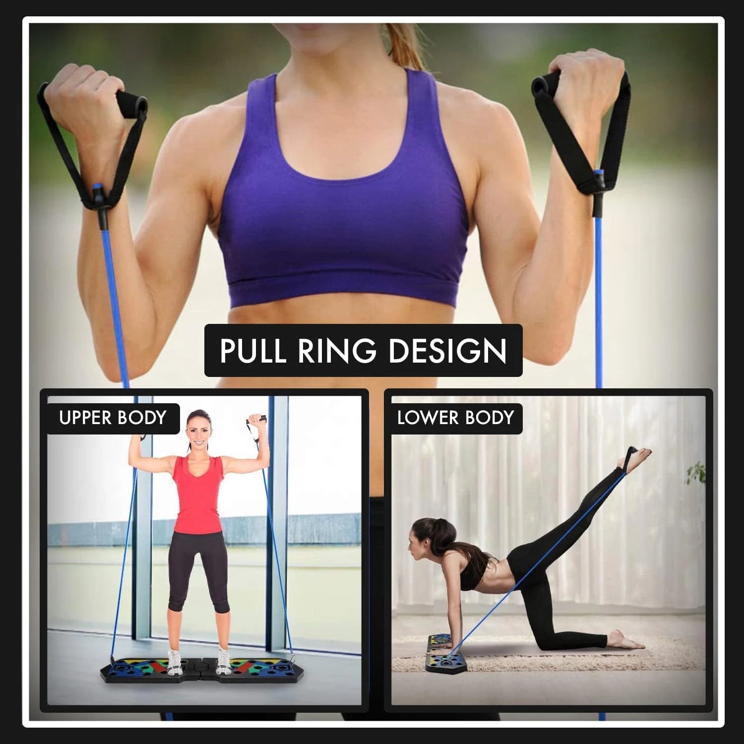 TotalTone Portable Pushup Board Workout