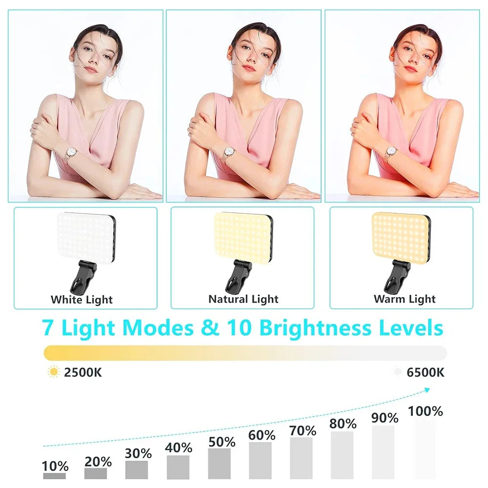 Pocket Clip-On Selfie Light