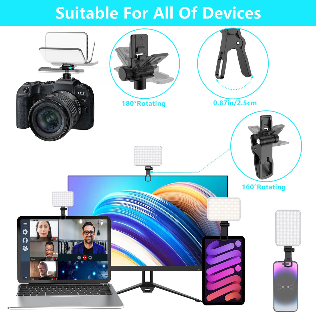 Pocket Clip-On Selfie Light